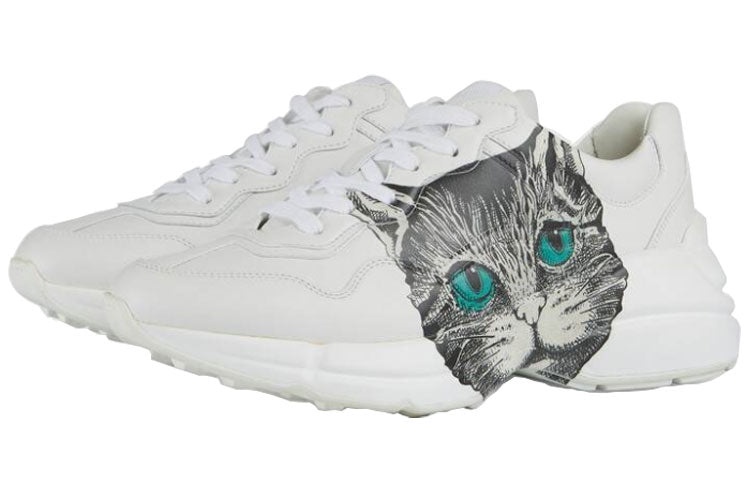 (WMNS) Gucci Rhyton 'Mystic Cat - White' 583337-DRW00-9014 - 3