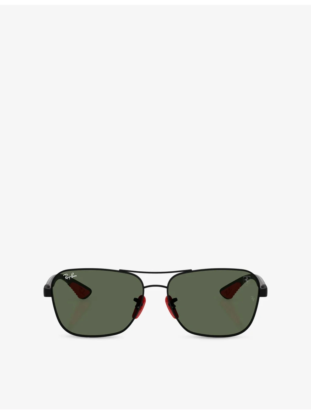 RB8336M Scuderia Ferrari Square-Frame Metal Sunglasses - 1