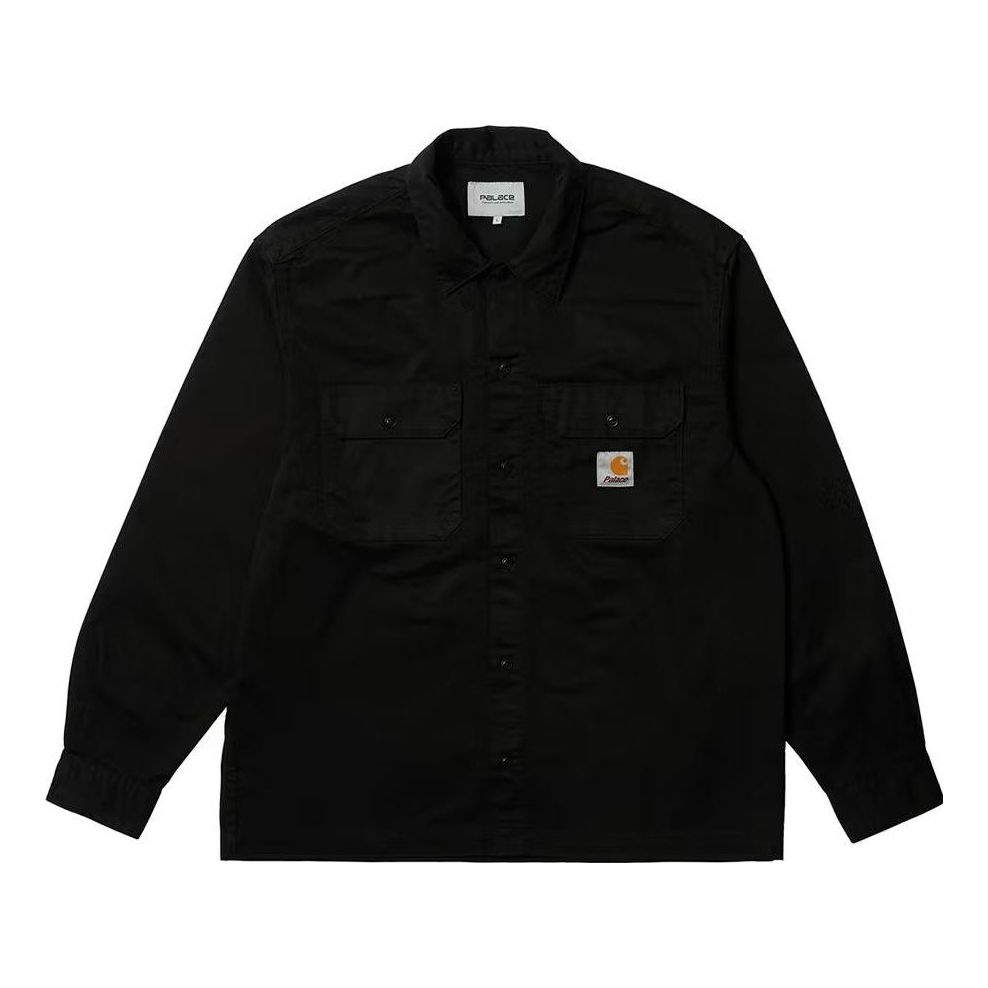 Palace X Carhartt WIP FW23 logo Long Sleeve Shirt 'Black' I032721 - 1