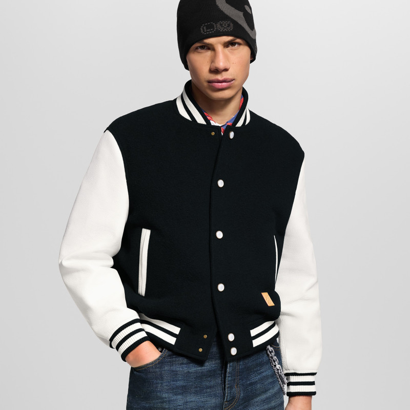 Leather Signature Varsity Jacket 2
