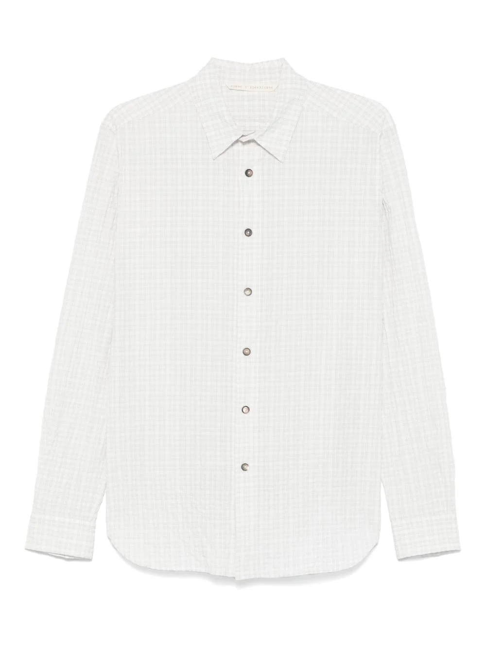 check-pattern shirt - 1