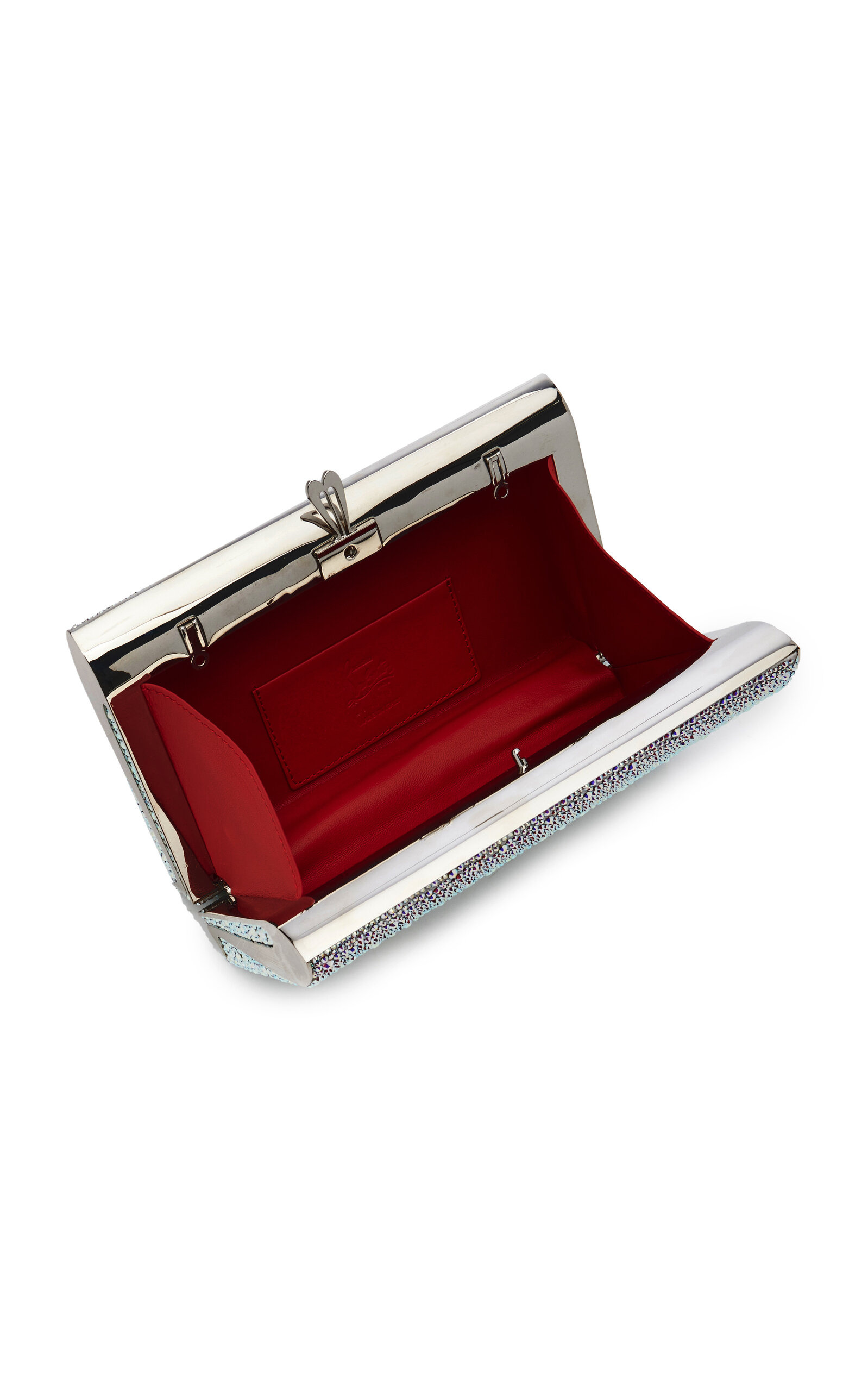 Fetish Crystal-Embellished Clutch silver - 7