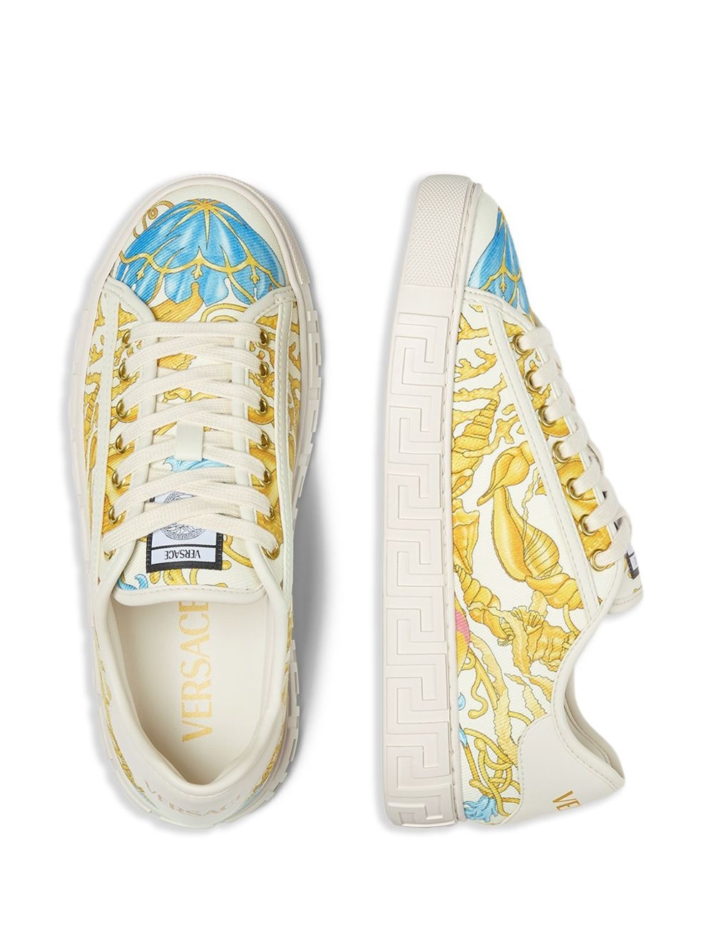Underwater Barocco Greca sneakers - 3