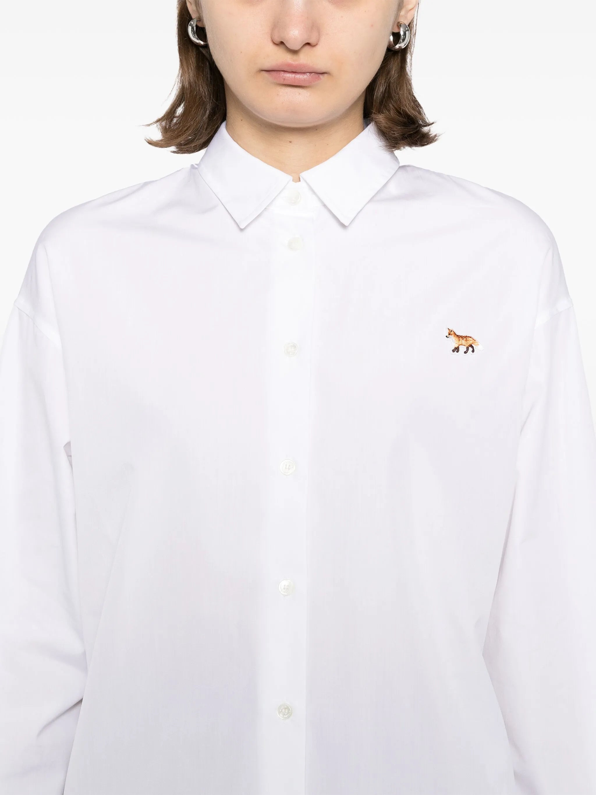Maison Kitsuné Baby Fox Patch Classic Shirt - 4