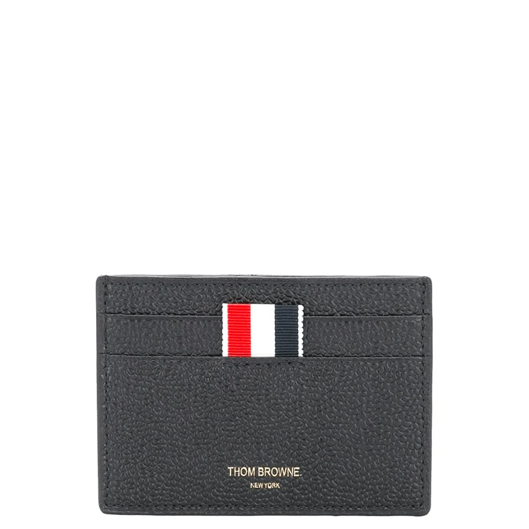 Single Card Holder In Pebble Grain - 1