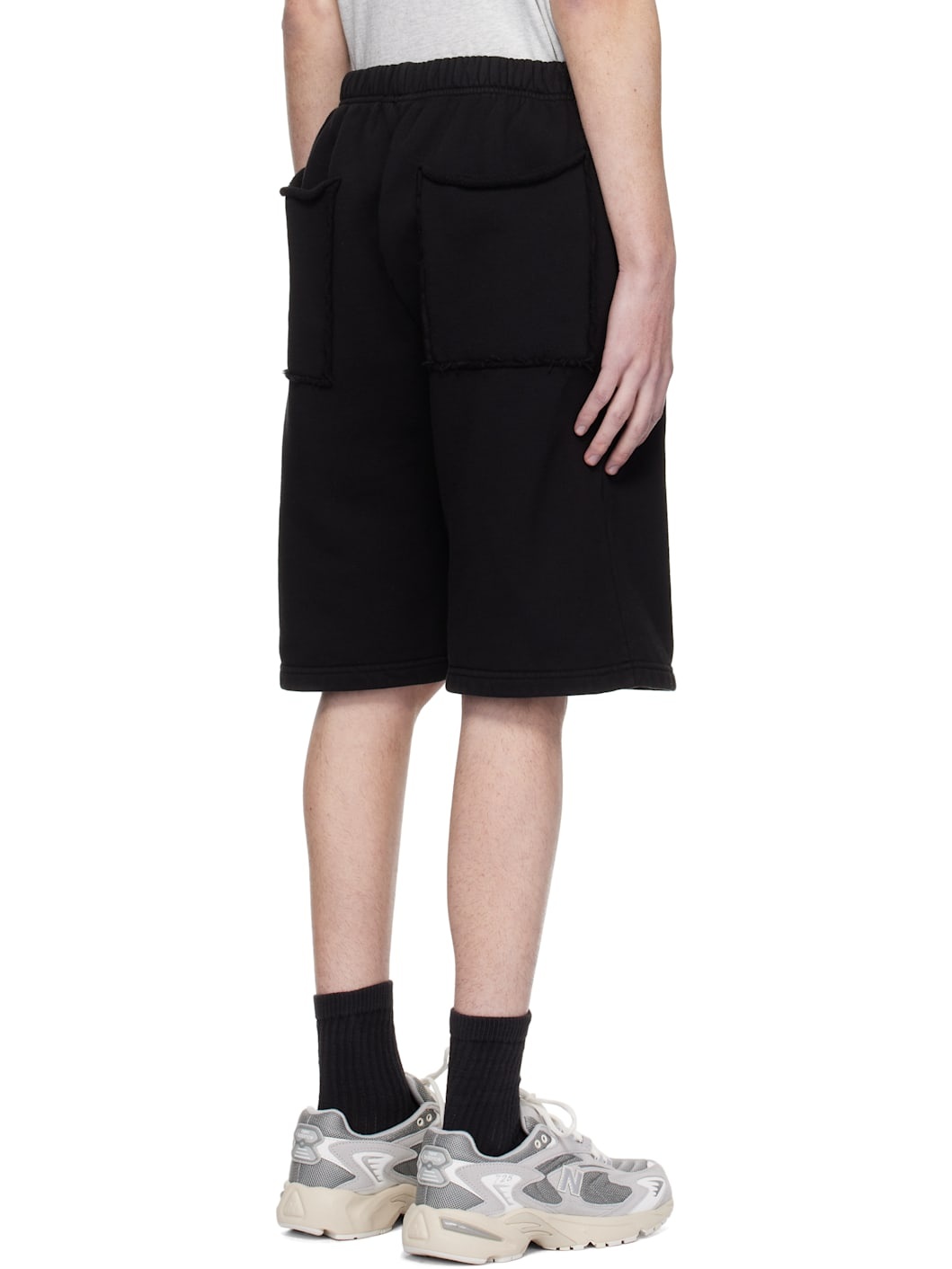 Black Utility Shorts - 3