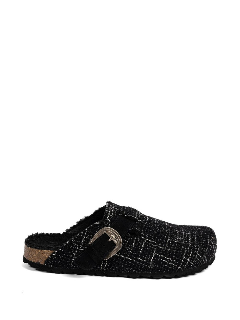 buckle pattern mules 1