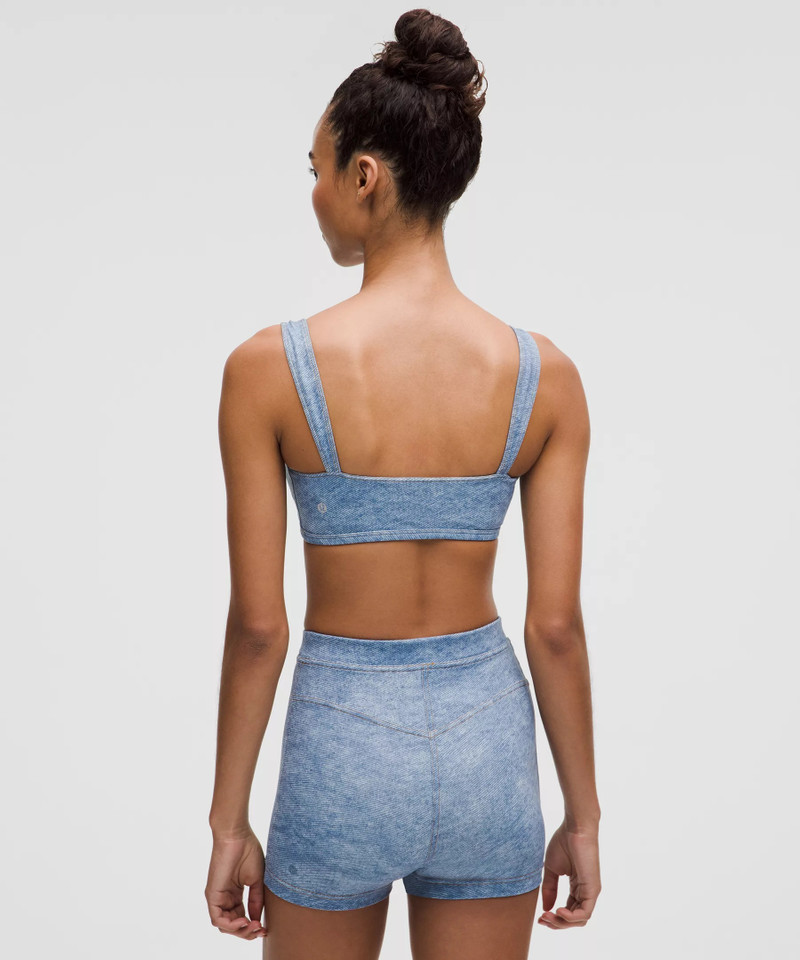 lululemon Set of the Month: Everlux Denim-Print Bra *Light Support, A/B Cup outlook