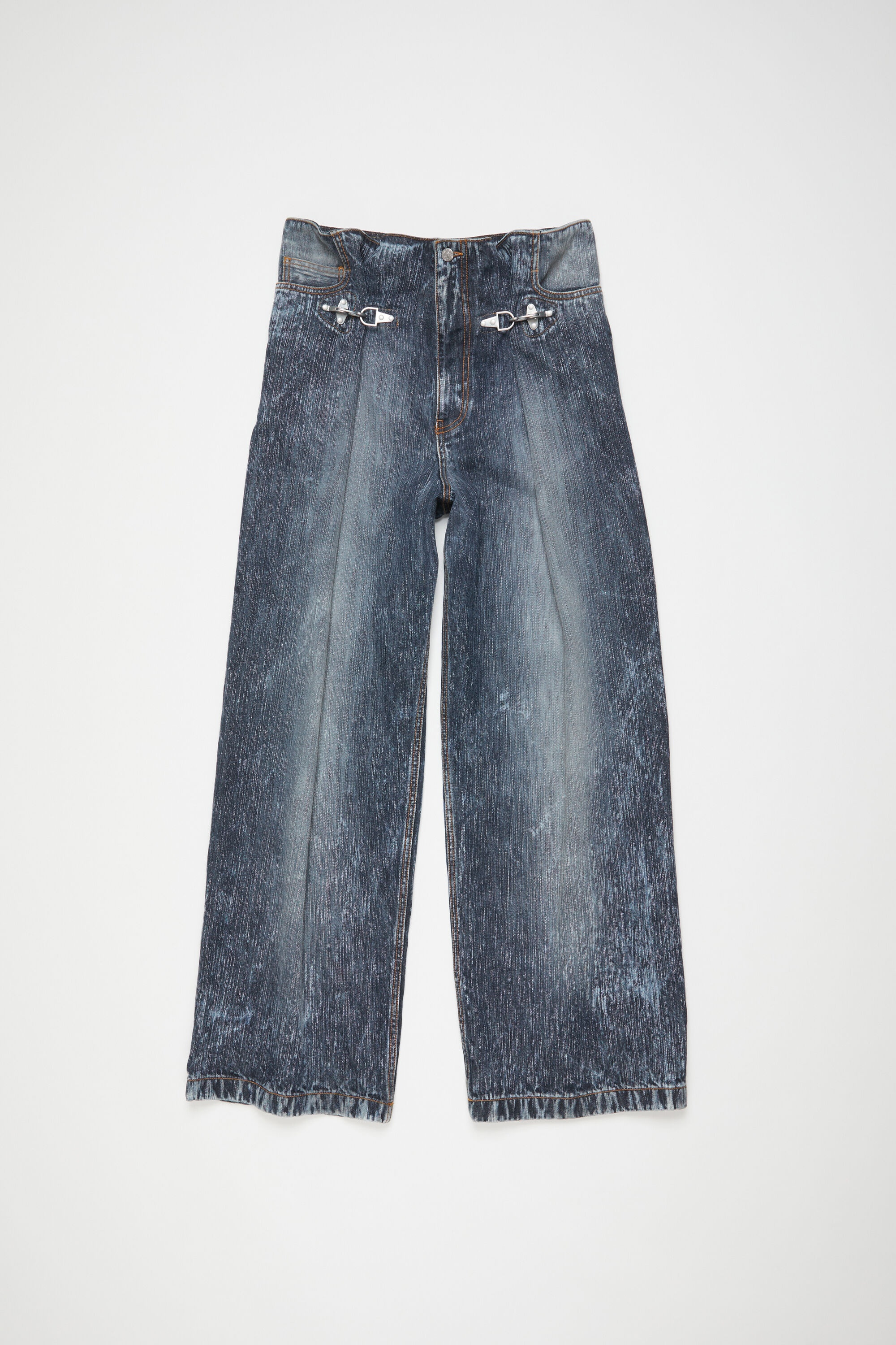 Denim trousers - Stone grey - 1