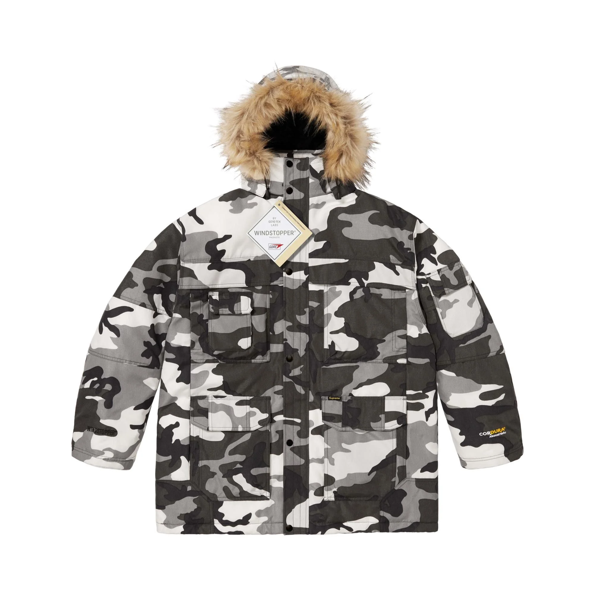 Supreme Cordura Snorkel Coat 'Snow Camo' - 1