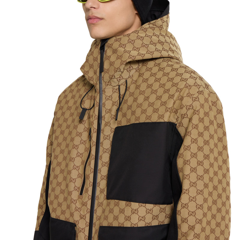 GG technical fabric jacquard jacket 5
