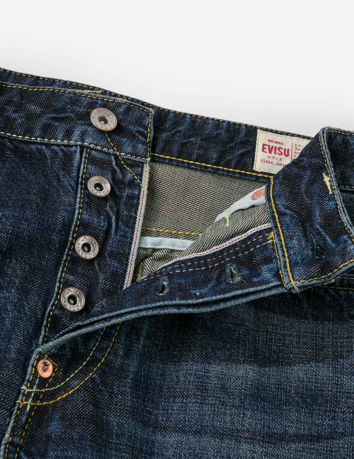 Godhead Lion Dance Daicock Print Taper Fit Jeans - 10