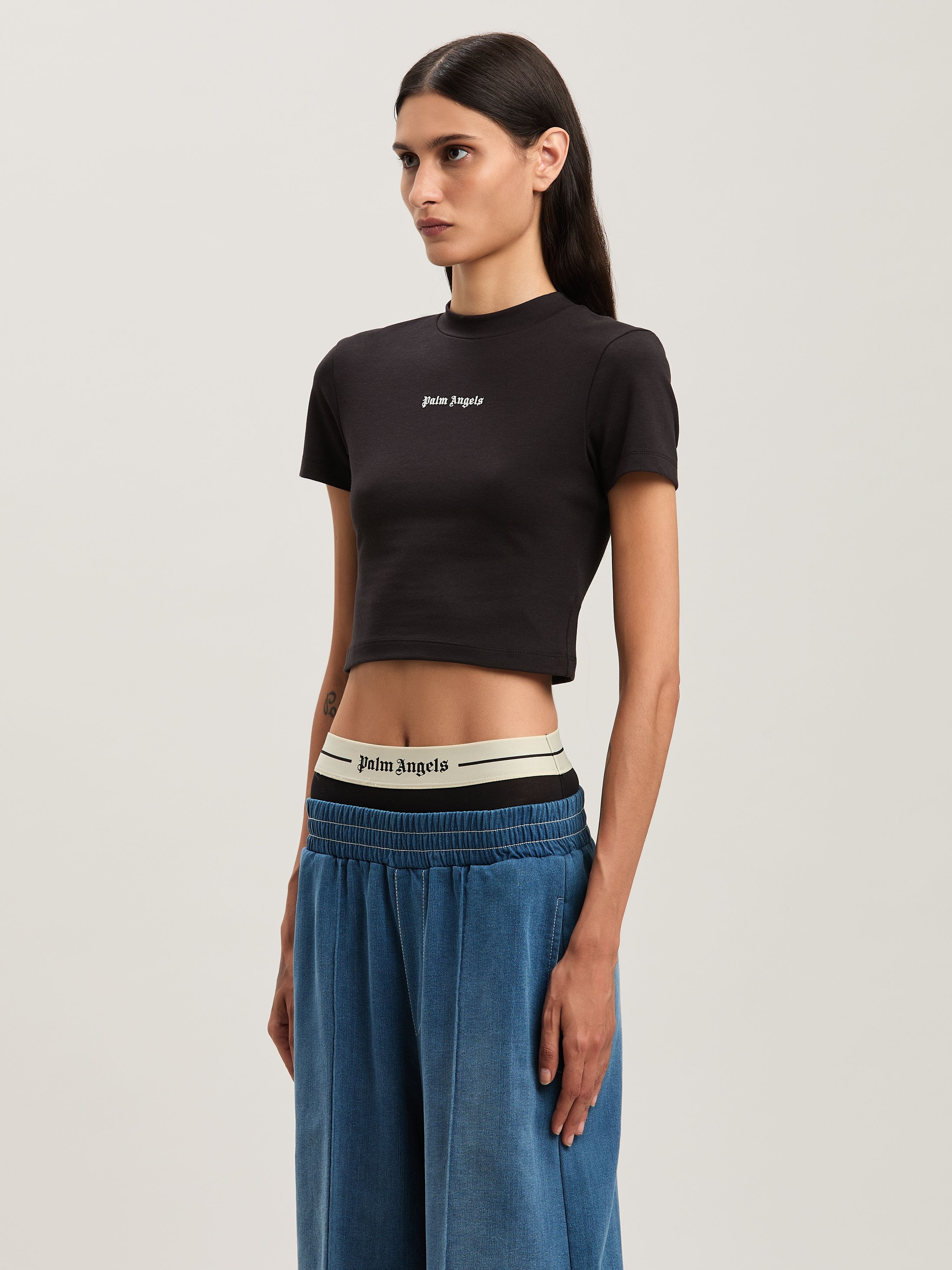 Curved Logo oversize T-shirt - 4