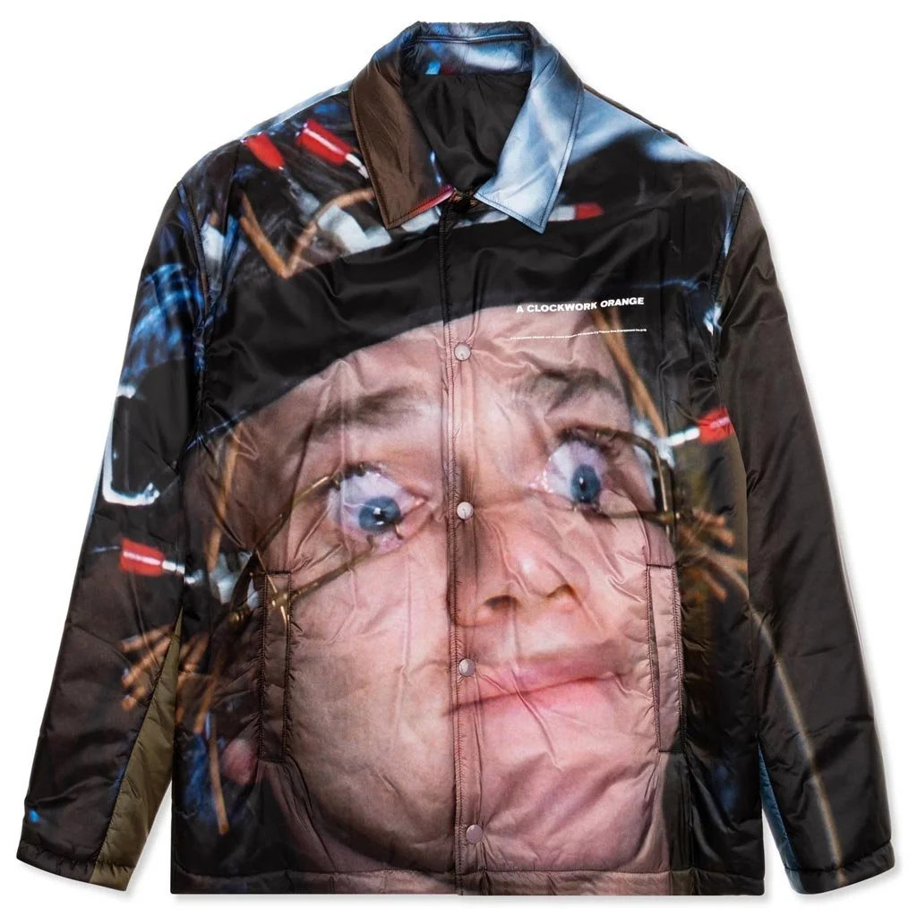 UNDERCOVER A CLOCKWORK ORANGE COAT - BLACK BASE - 1