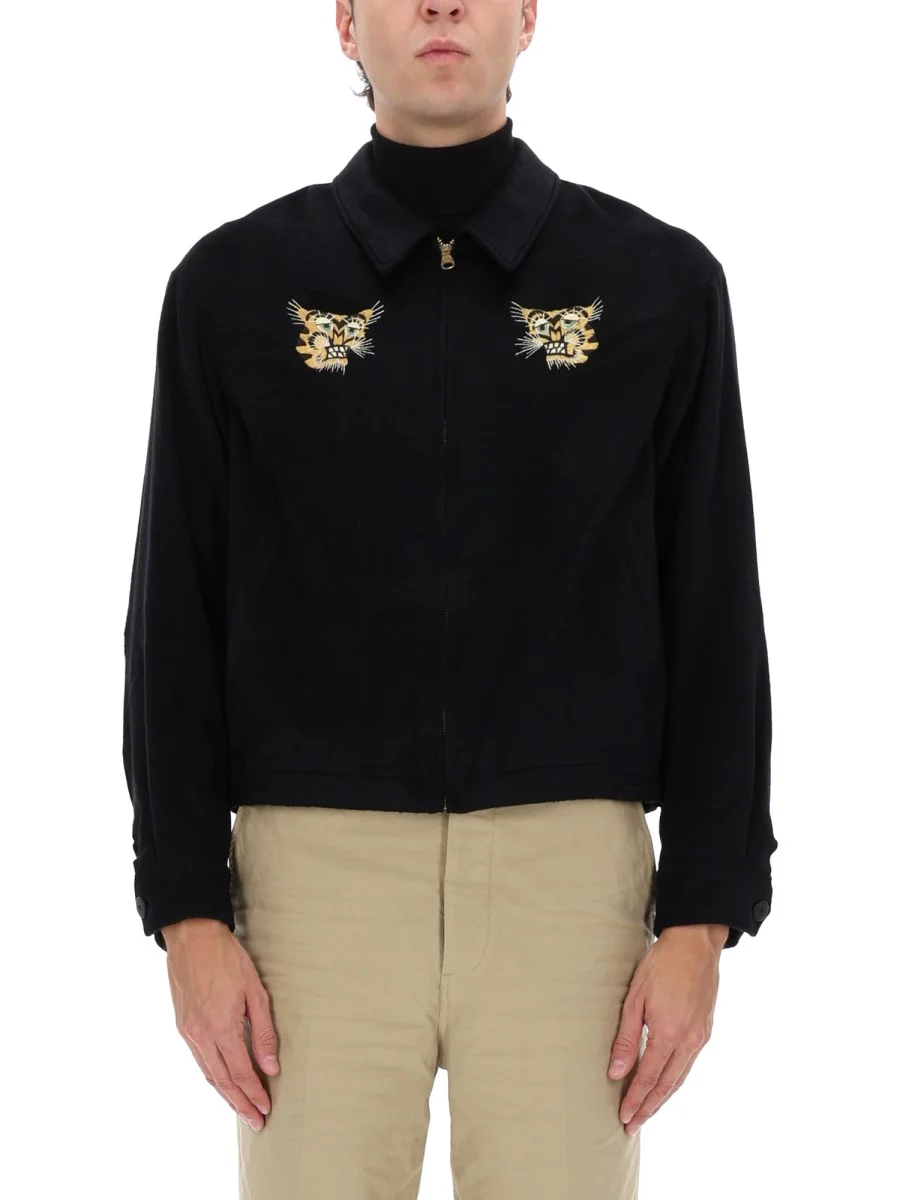 SILK NORAD BLOUSON JACKET - 1