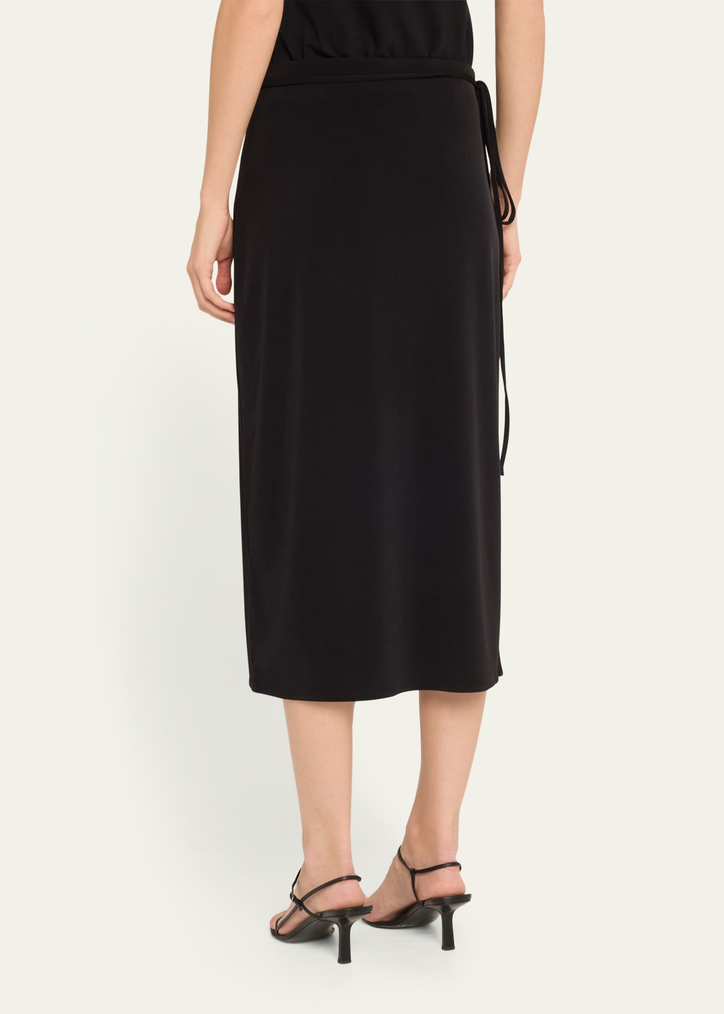 Midi Tie Wrap Skirt - 3