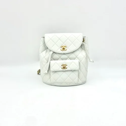 Chanel No. 3 Light Mint Vintage Dumas Backpack - 1