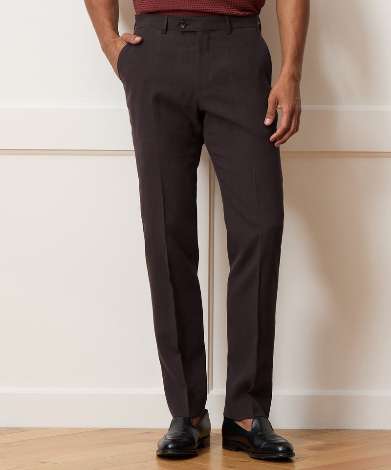TODD SNYDER Italian Sueded Linen Sutton Trouser outlook
