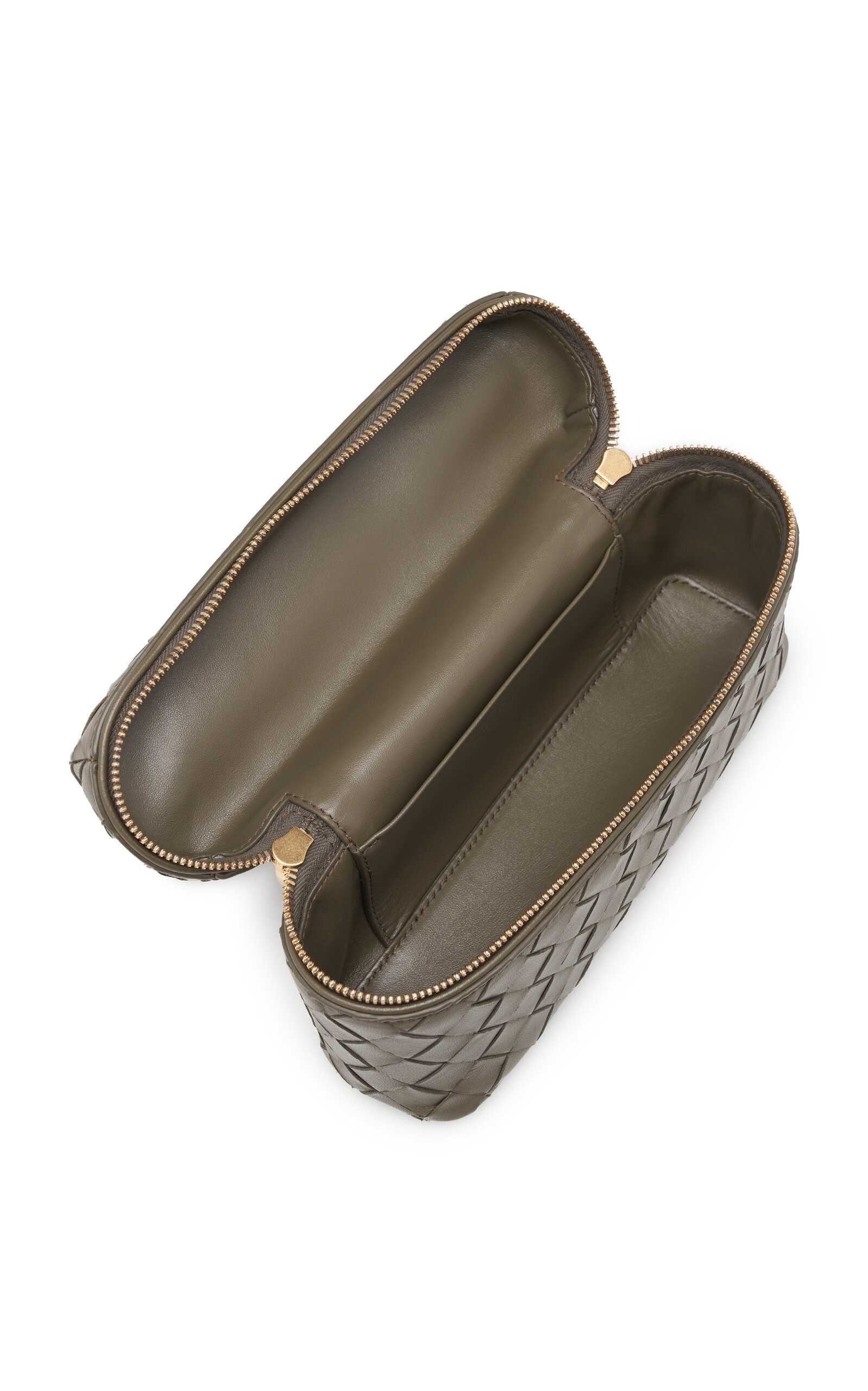 Bang Bang Intrecciato Leather Vanity Case green - 7
