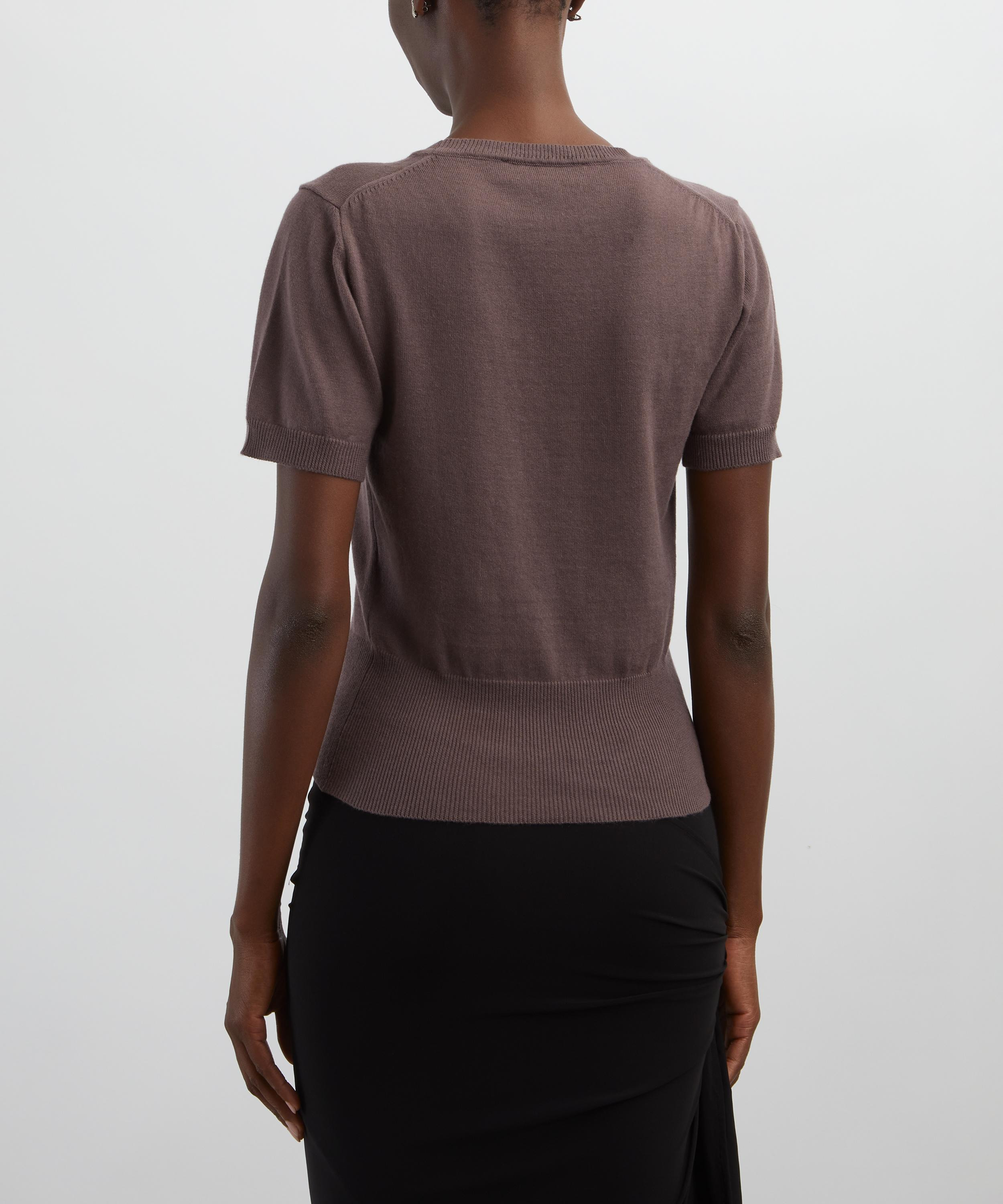 Bea Truffle Cotton-Cashmere Top - 4