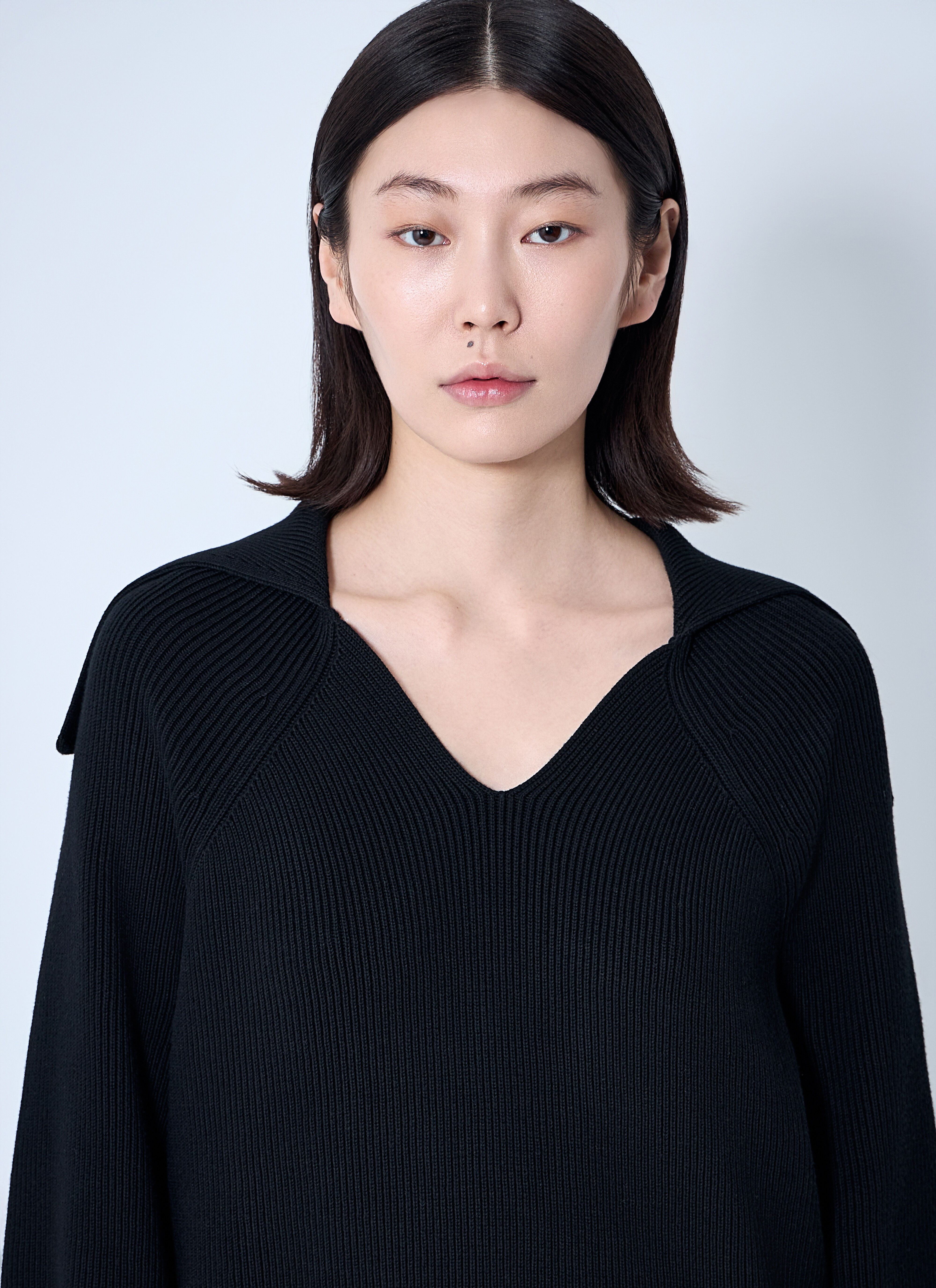 Ribbed Cotton Sweater - 5
