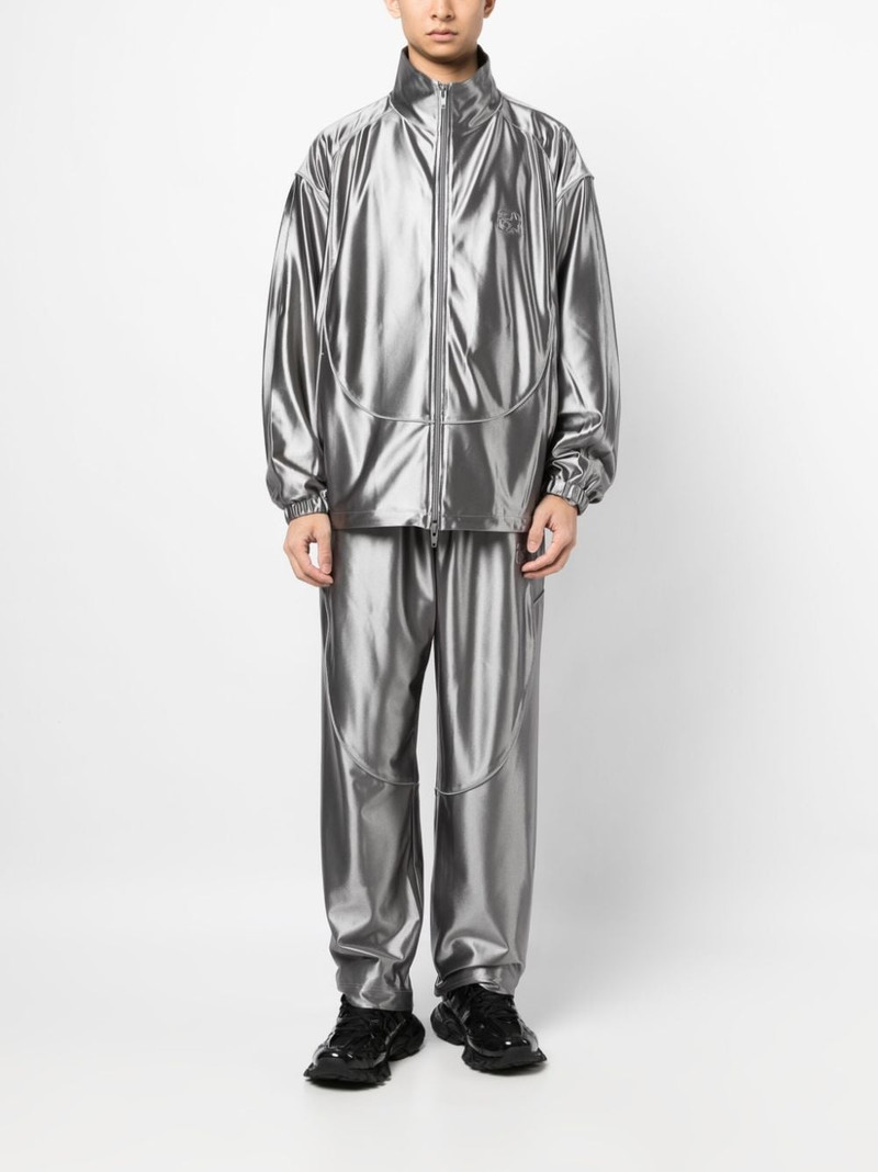 Alexander Wang logo-embossed track jacket outlook