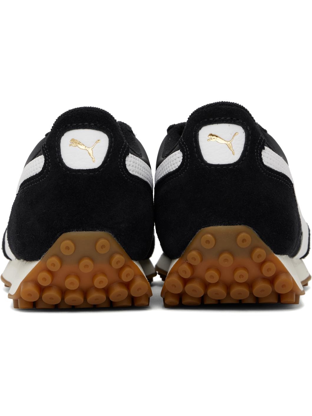 Black & White Easy Rider Vintage Sneakers - 2