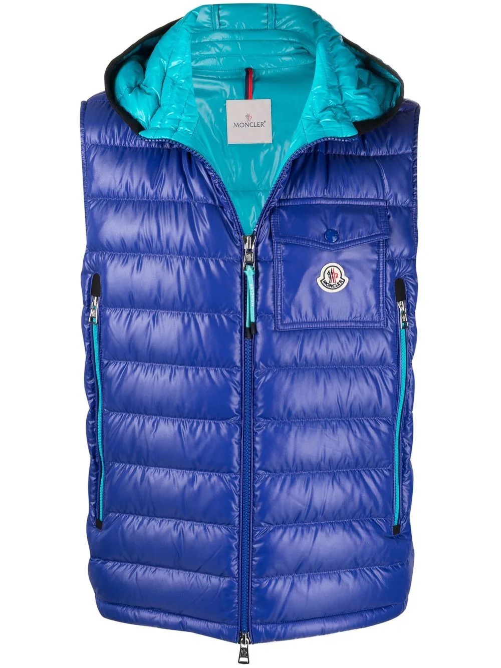 Ragot logo-patch padded gilet - 1