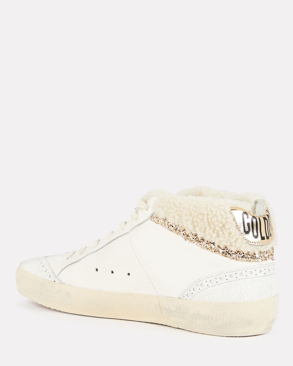 Mid Star Shearling-Trimmed Sneakers - 3