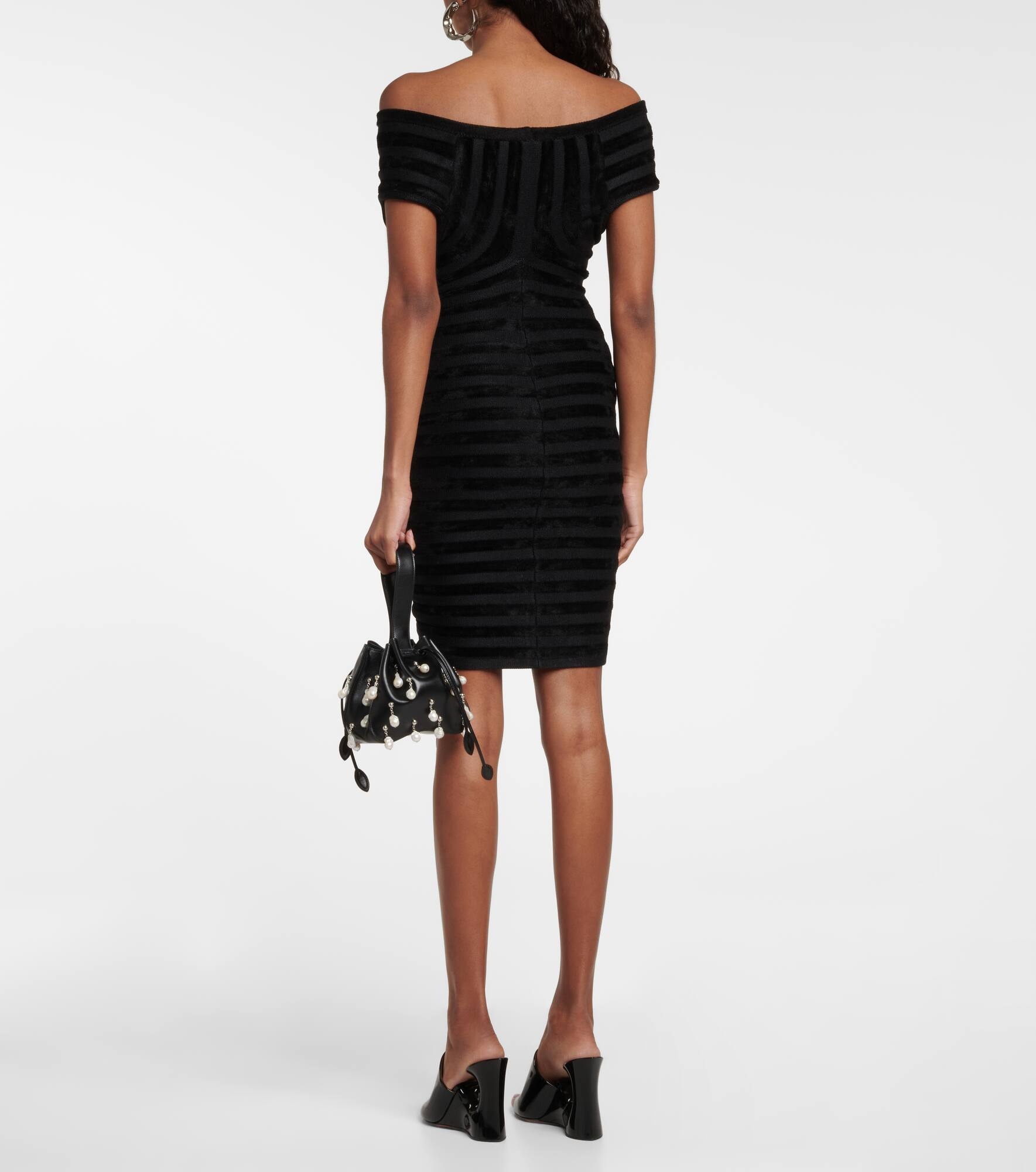 Off-shoulder minidress - 3