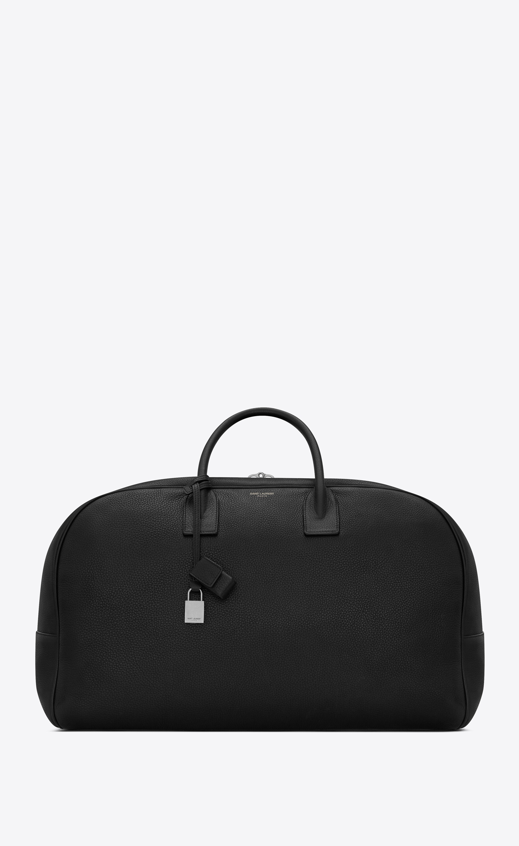 bowling bag in grained leather - 1