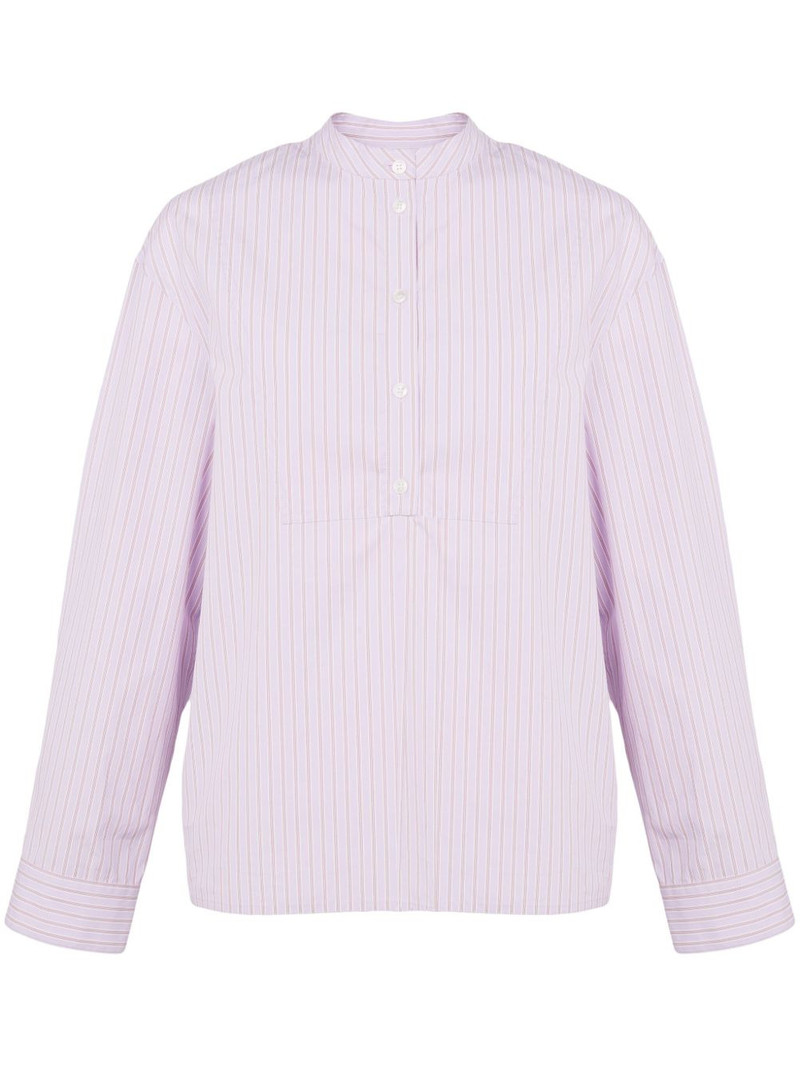 striped cotton poplin blouse 1