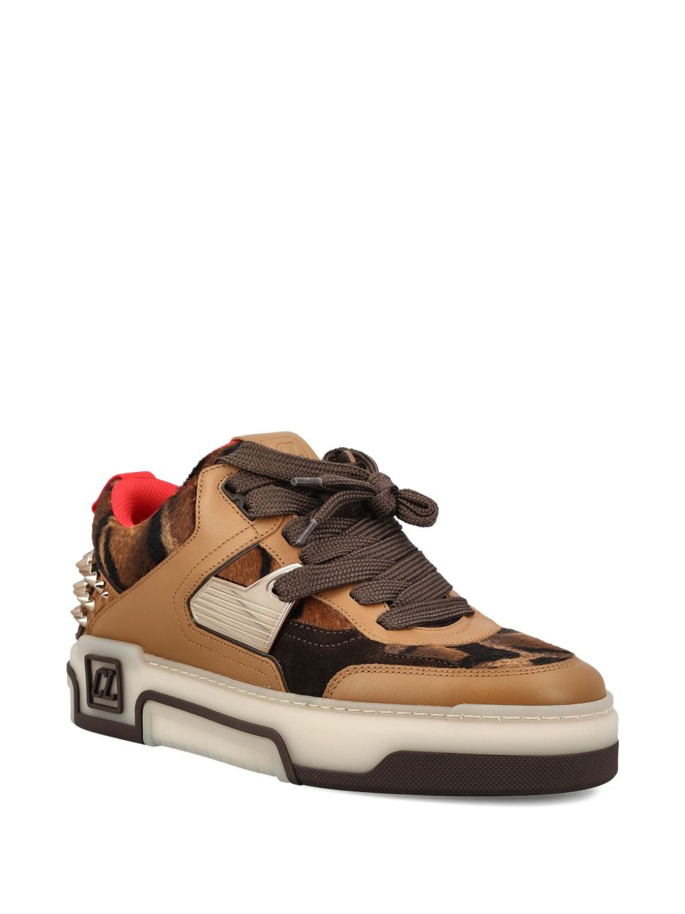 Christian Louboutin Men Astroloubi Leather Sneakers - 3