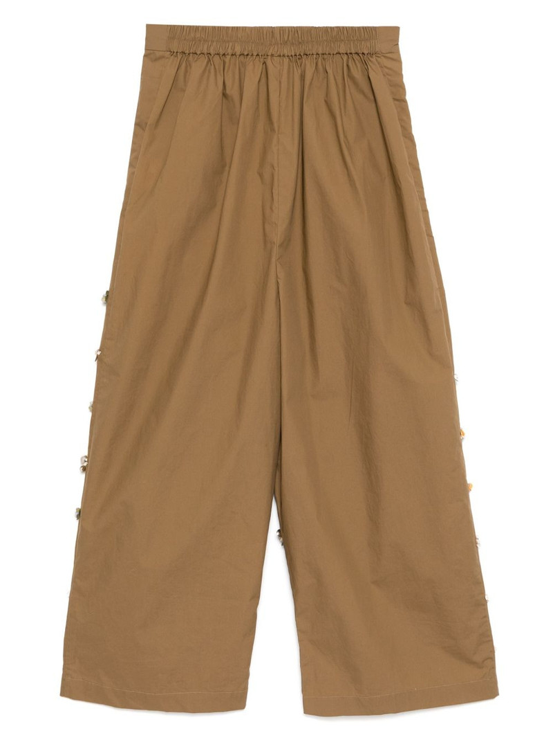 BIYAN bead-embellished trousers outlook