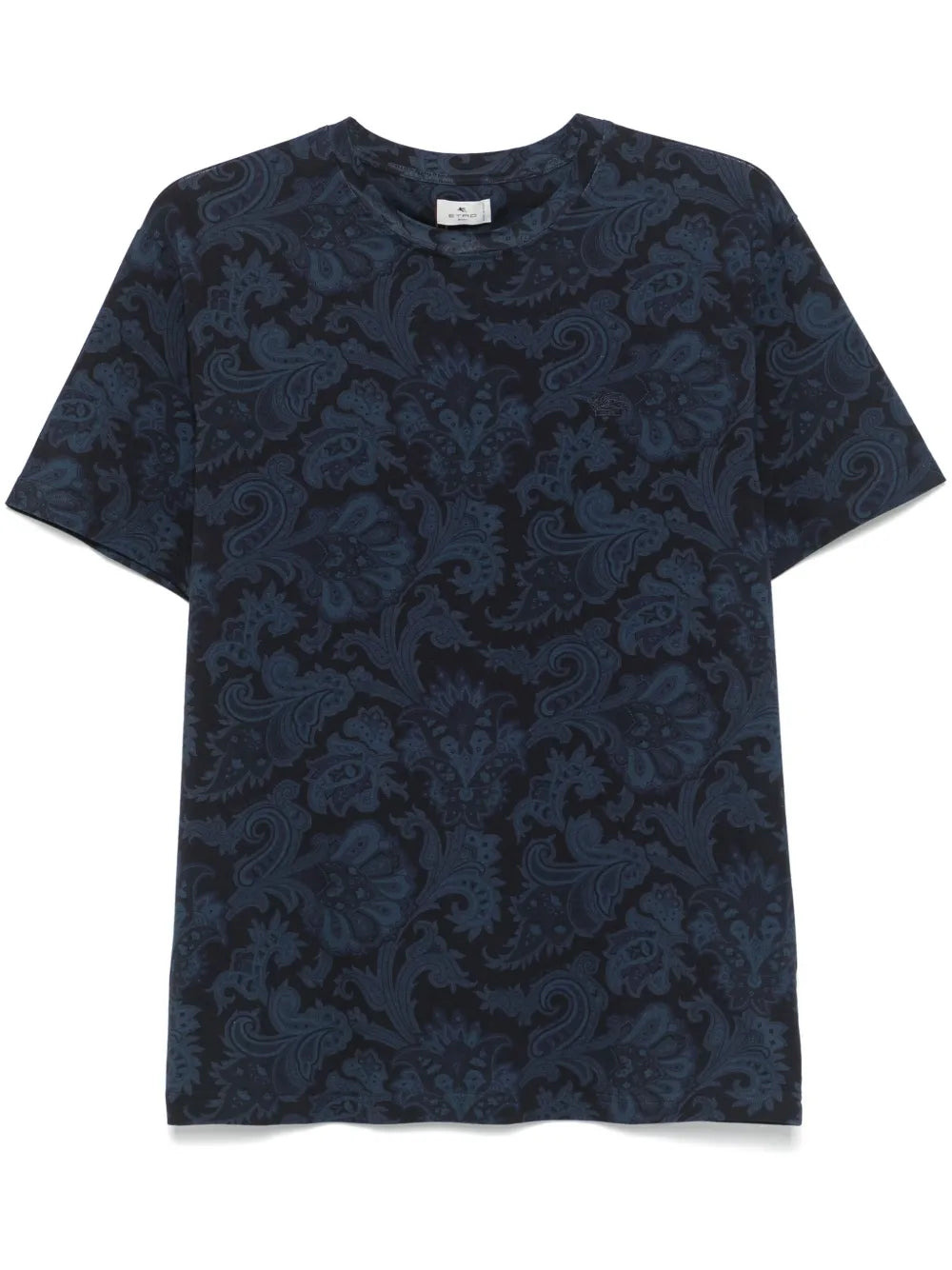 Etro Men T-Shirt With Paisley Print - 1