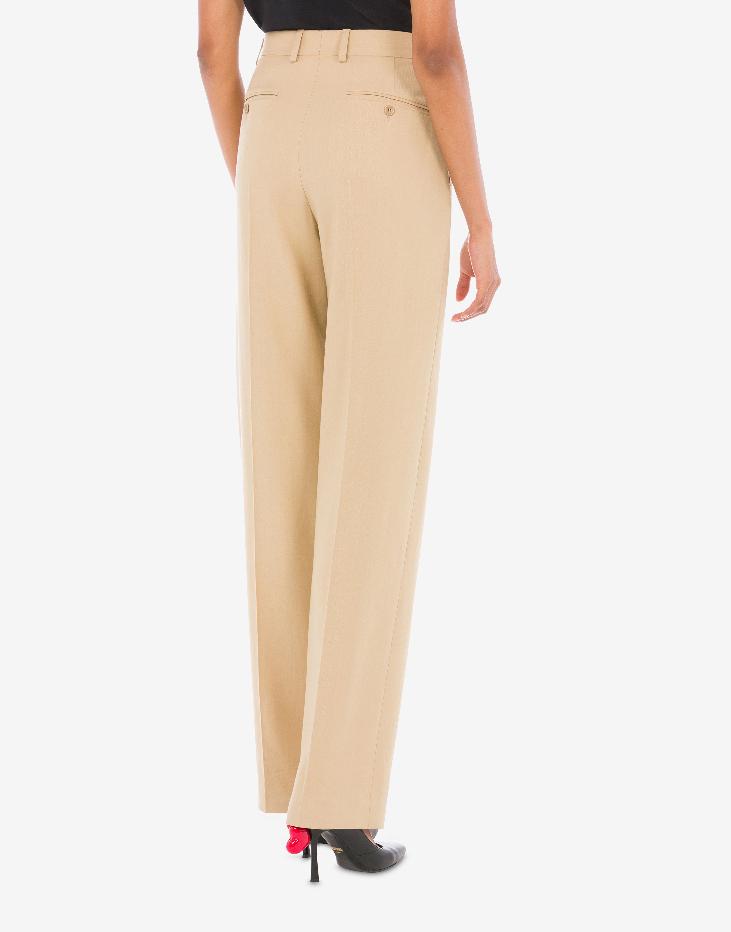 STRETCH GABARDINE TROUSERS - 3