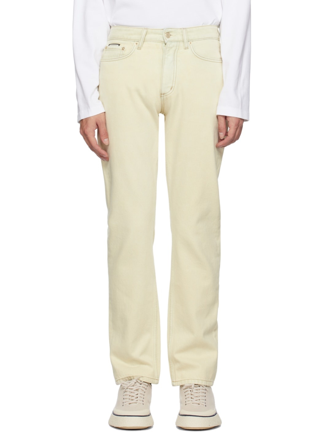 【関税込み】EYTYS オフホワイト Orion ジーンズ EYTYS Off-White Orion Jeans | REVERSIBLE