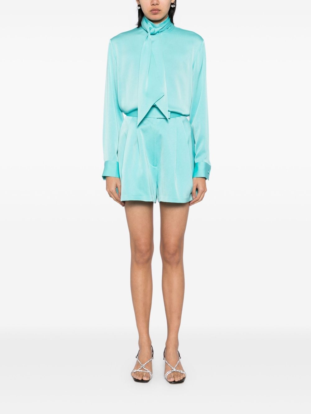pleated shorts - 2
