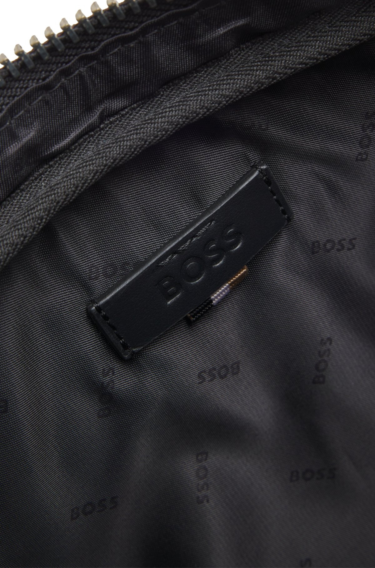 REPORTER BAG IN PLAIN AND TEXTURED LEATHER - 4