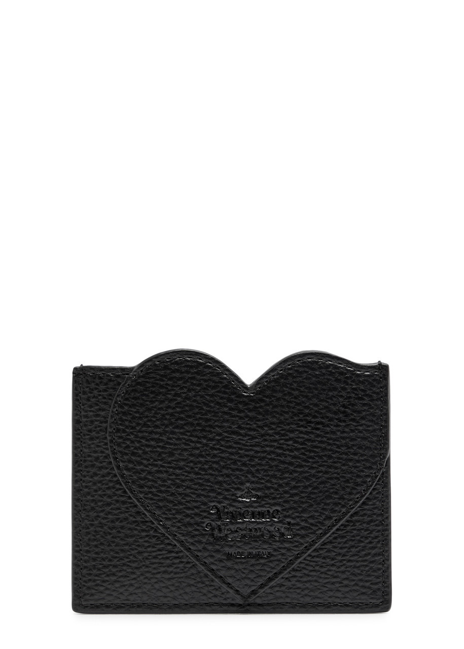 Vivienne Westwood Heart Faux Saffiano Leather Card Holder - 2