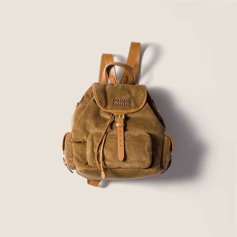 Corduroy backpack 1