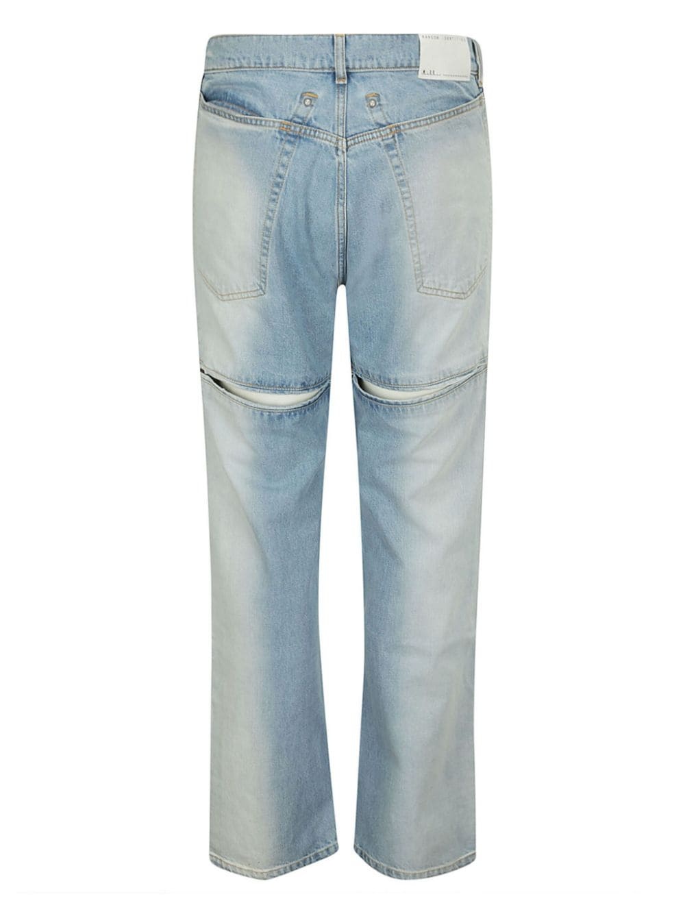 logo-patch denim jeans - 2