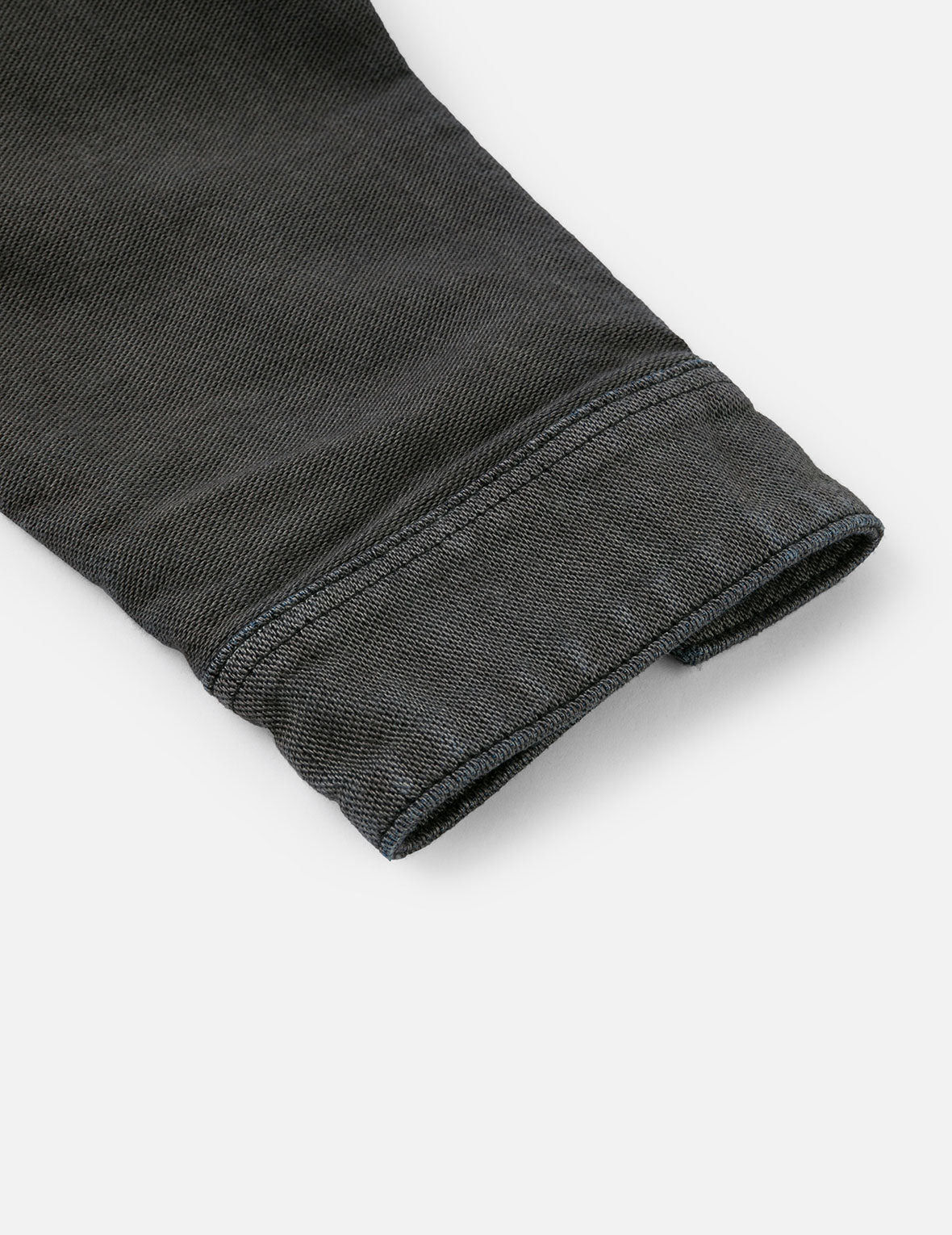 Distressed Seagull and Logo Print Relax Fit Washed Denim Jacket - 13