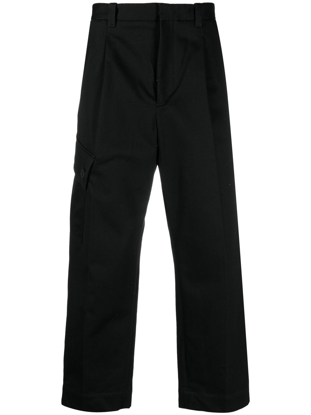 cargo-style cropped trousers - 1