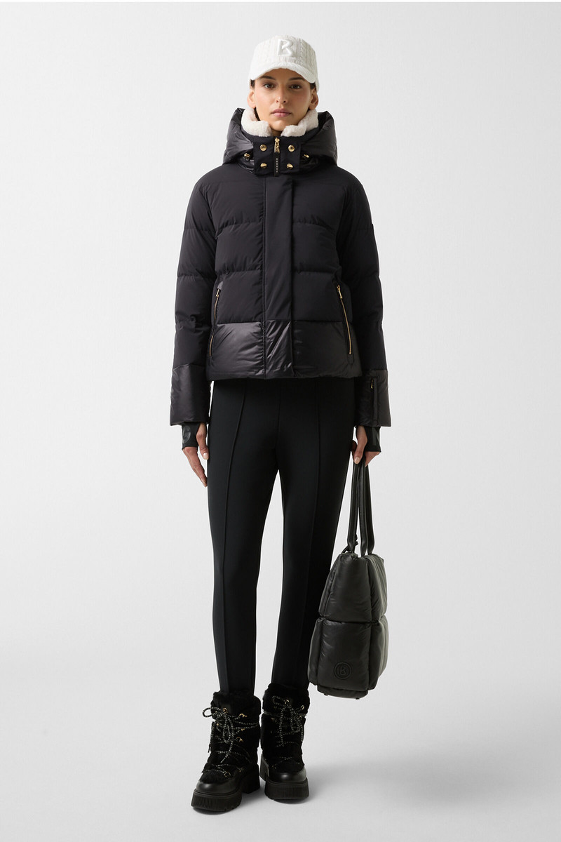 BOGNER Maja down ski jacket in Black outlook
