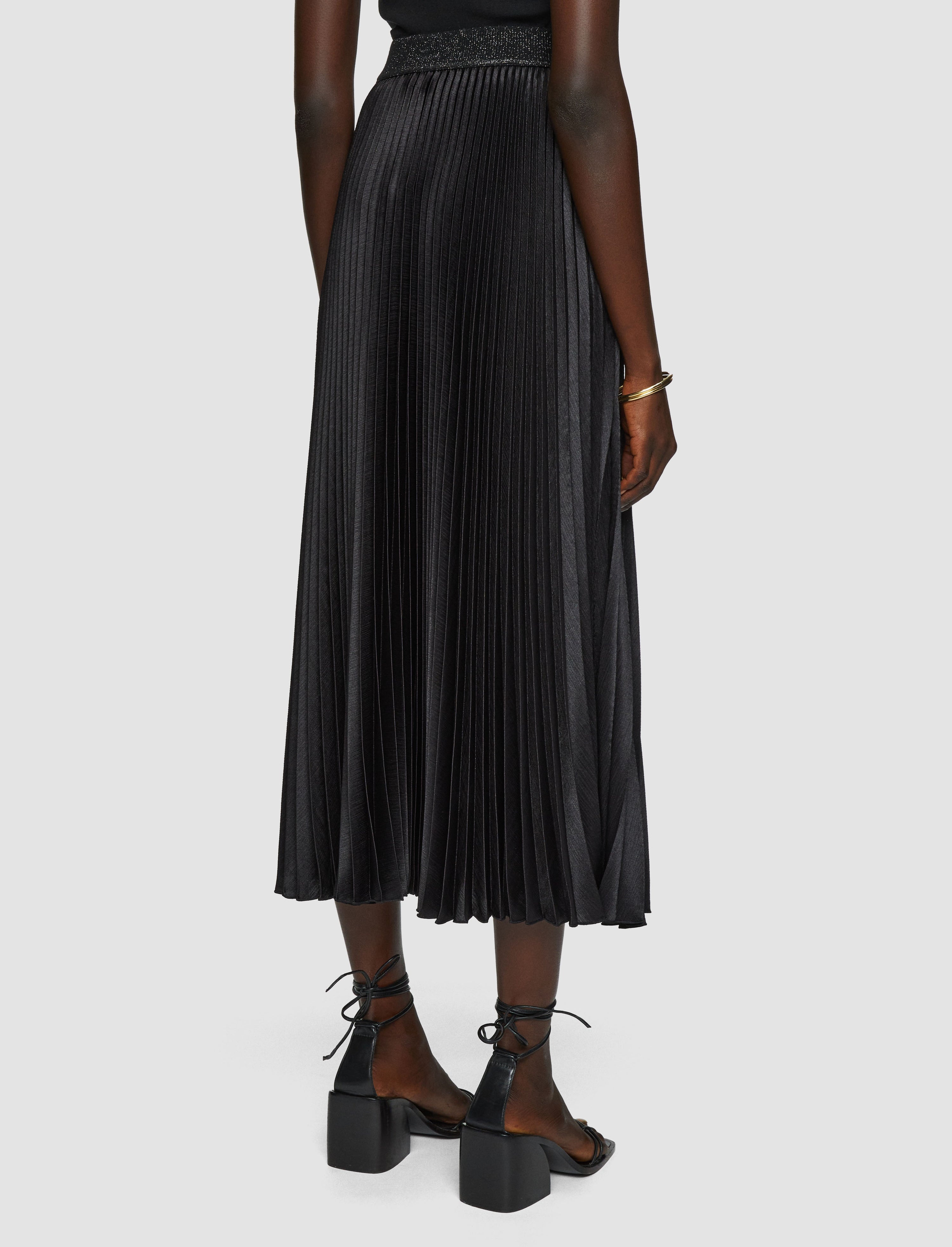 Amelie Pleated Lurex Skirt - 3