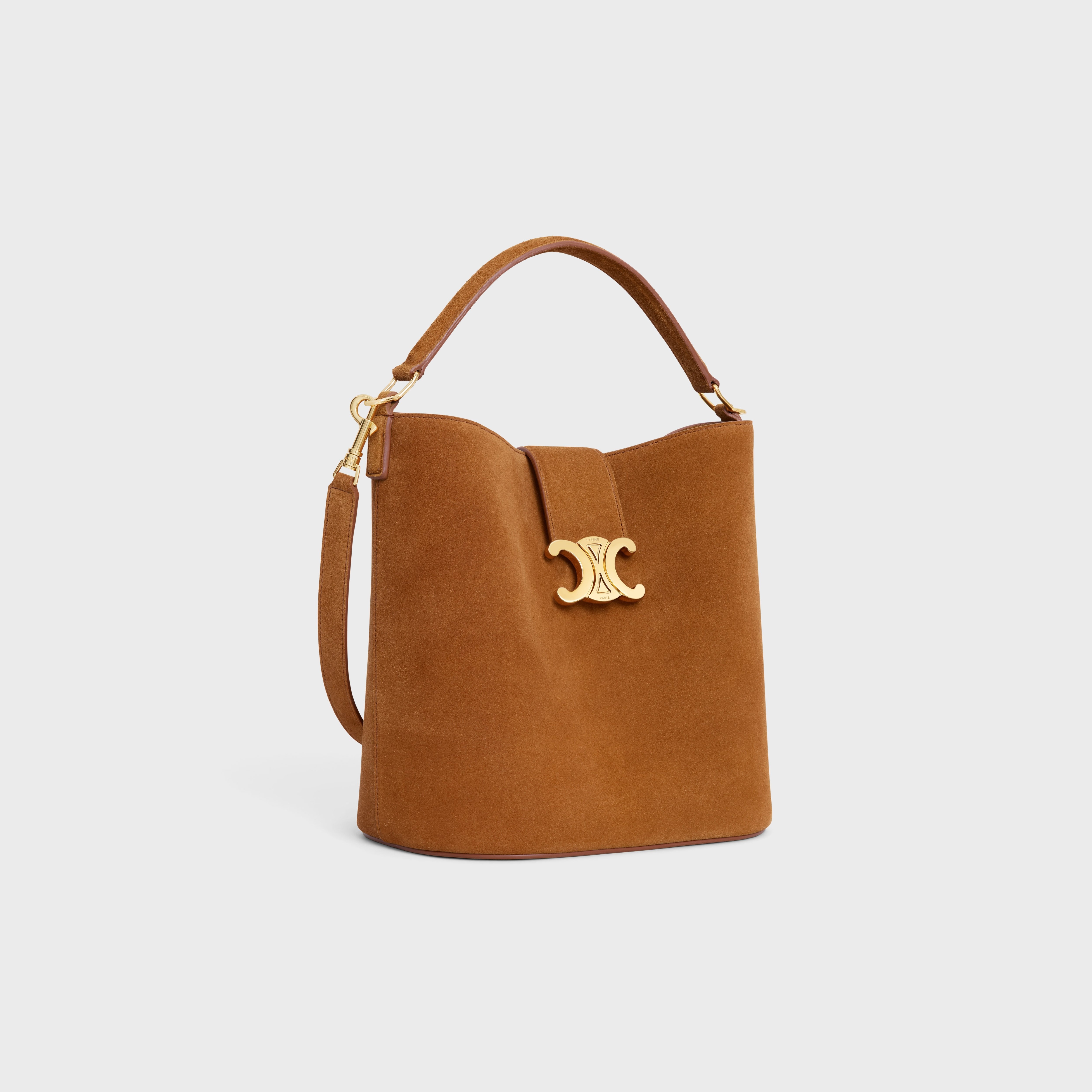 MEDIUM LOUISE BAG in SUEDE CALFSKIN - 2