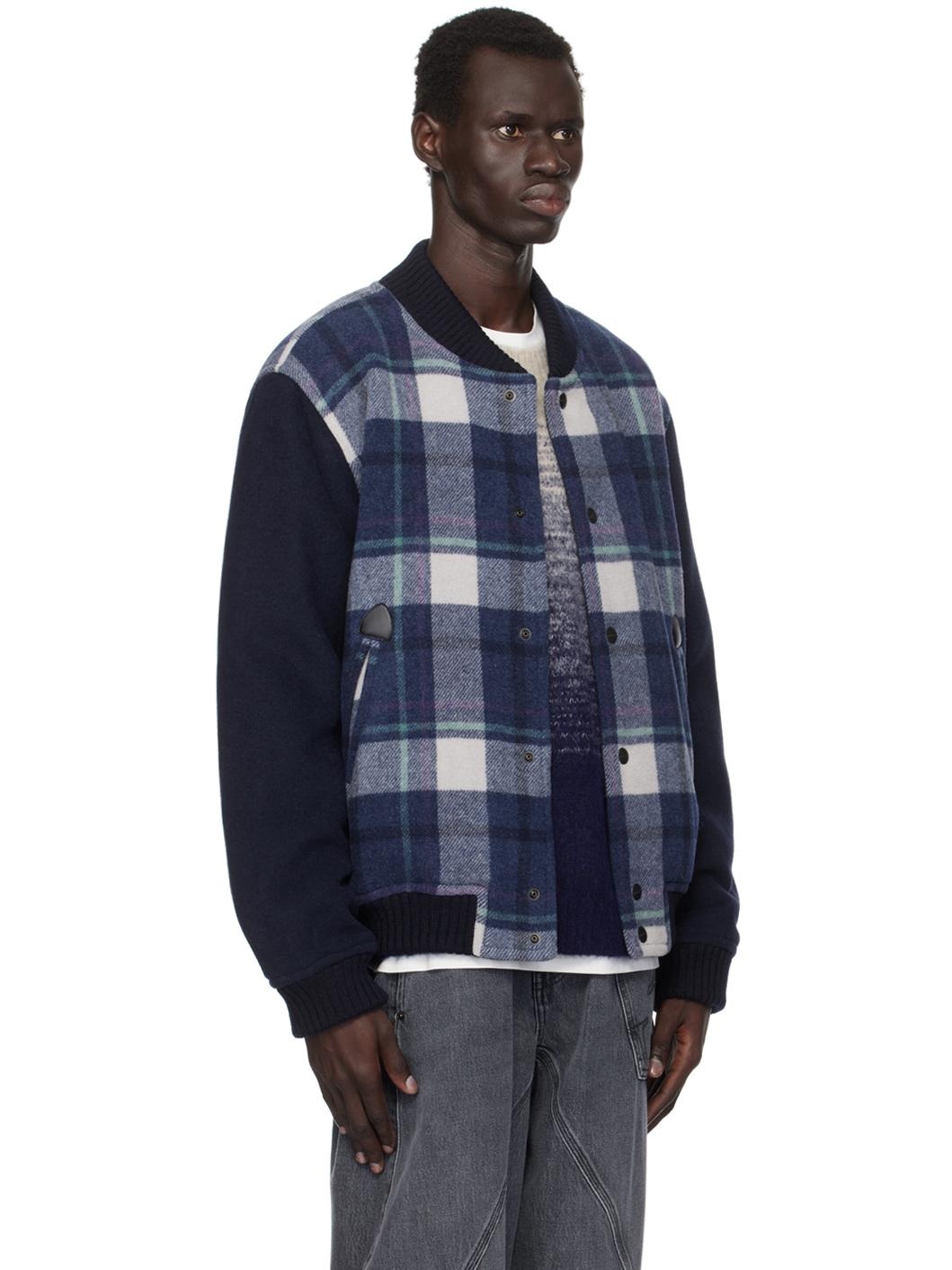 Blue Kalban Bomber Jacket - 2