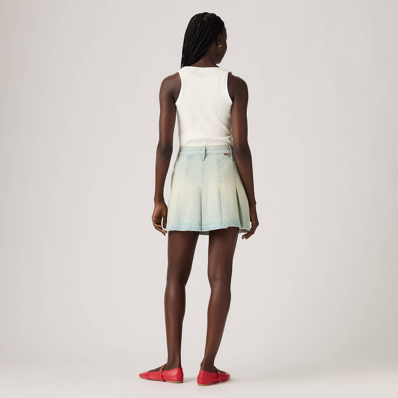 PLEATED MINI SKIRT - 5