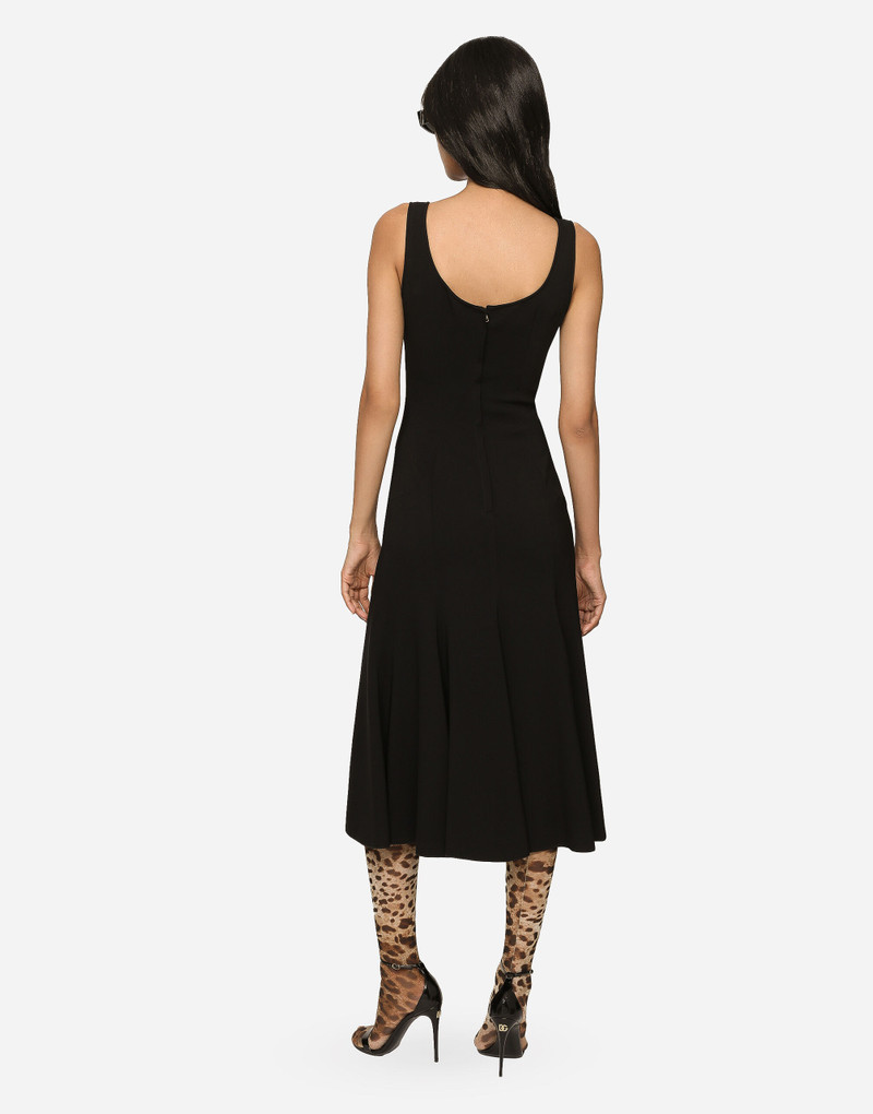 Calf-length 카디 드레스 3